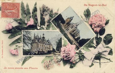 Carte postale ancienne Nogent le Roi — Nogent-le-Roi (Eure-et-Loir)