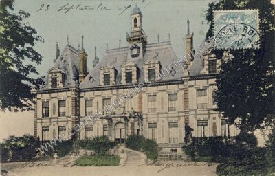 Carte postale ancienne Le Château — Nogent-le-Roi (Eure-et-Loir)