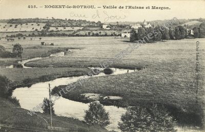 Carte postale ancienne Vallée de l'Huisne et Margon — Nogent-le-Rotrou (Eure-et-Loir)