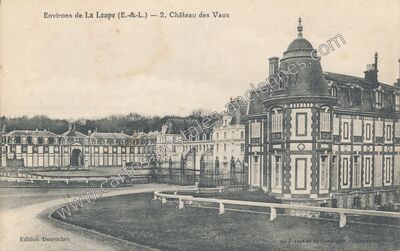 Carte postale ancienne Chateau des Vaux — Pontgouin (Eure-et-Loir)
