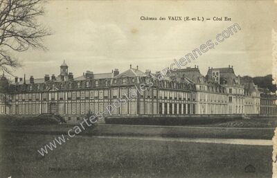 Carte postale ancienne Chateaux de Vaux — Pontgouin (Eure-et-Loir)