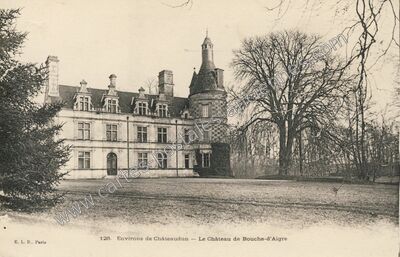 Carte postale ancienne Chateau de Bouche d'Aigre — Romilly sur Aigre (Eure-et-Loir)