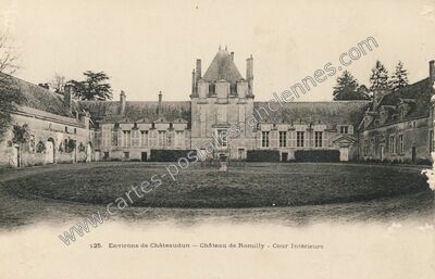Carte postale ancienne Chateau de Romilly — Romilly sur Aigre (Eure-et-Loir)