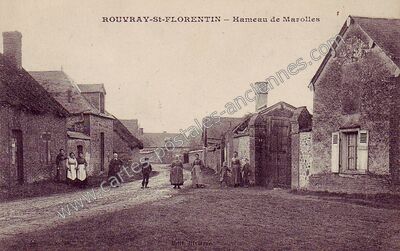 Carte postale ancienne Marolles — Rouvray-Saint-Florentin (Eure-et-Loir)