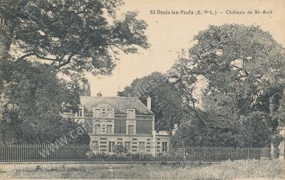 Carte postale ancienne St Avit — Saint Denis les Ponts (Eure-et-Loir)
