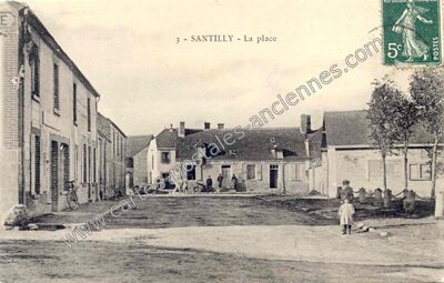 Carte postale ancienne Santilly — Sainville (Eure-et-Loir)
