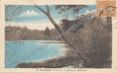 Carte postale ancienne Etang de Badouleau — Senonches (Eure-et-Loir)