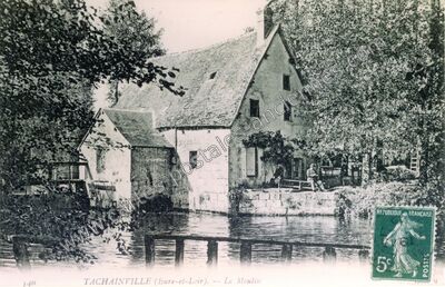 Carte postale ancienne Tachainville — Thivars (Eure-et-Loir)