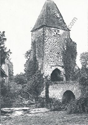 Carte postale ancienne La Forconnerie — Unverre (Eure-et-Loir)