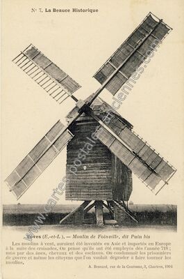 Carte postale ancienne Foinville — Voves (Eure-et-Loir)