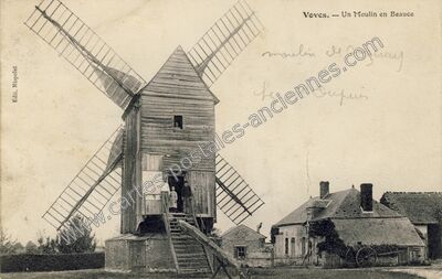 Carte postale ancienne Sazeray — Voves (Eure-et-Loir)