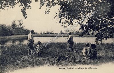Carte postale ancienne Villarceaux — Voves (Eure-et-Loir)