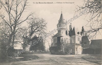 Carte postale ancienne Château de Beauregard — La Bazoche-Gouet (Eure-et-Loir)