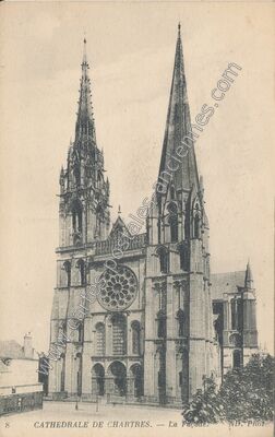Carte postale ancienne Cathedrale de Chartres — Chartres (Eure-et-Loir)