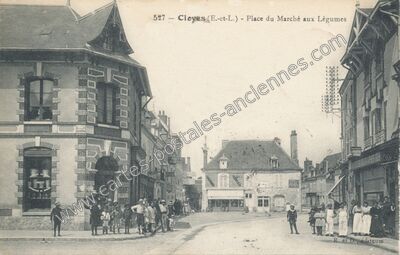 Carte postale ancienne Cloyes — Cloyes sur le Loir (Eure-et-Loir)
