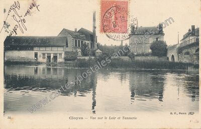 Carte postale ancienne Cloyes — Cloyes sur le Loir (Eure-et-Loir)