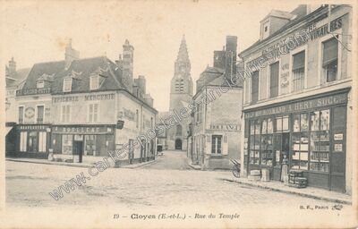 Carte postale ancienne Cloyes — Cloyes sur le Loir (Eure-et-Loir)