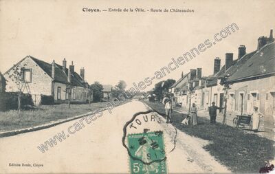 Carte postale ancienne Cloyes — Cloyes sur le Loir (Eure-et-Loir)