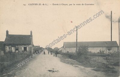 Carte postale ancienne Cloyes — Cloyes sur le Loir (Eure-et-Loir)