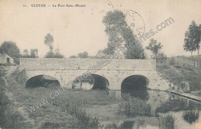 Carte postale ancienne Cloyes — Cloyes sur le Loir (Eure-et-Loir)
