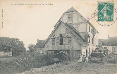 Carte postale ancienne Cloyes — Cloyes sur le Loir (Eure-et-Loir)