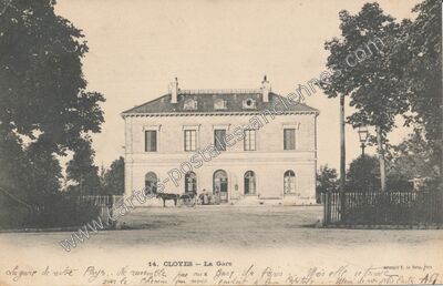 Carte postale ancienne Cloyes — Cloyes sur le Loir (Eure-et-Loir)