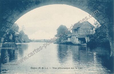 Carte postale ancienne Cloyes — Cloyes sur le Loir (Eure-et-Loir)