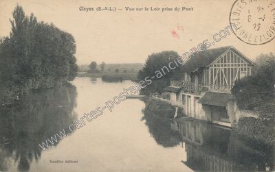 Carte postale ancienne Cloyes — Cloyes sur le Loir (Eure-et-Loir)