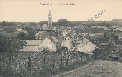 Carte postale ancienne Cloyes — Cloyes sur le Loir (Eure-et-Loir)