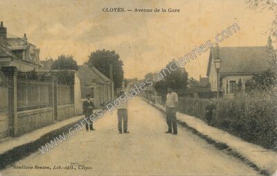 Carte postale ancienne Cloyes — Cloyes sur le Loir (Eure-et-Loir)