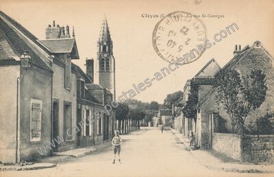Carte postale ancienne Cloyes — Cloyes sur le Loir (Eure-et-Loir)