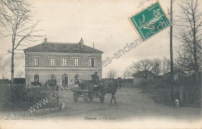 Carte postale ancienne Cloyes — Cloyes sur le Loir (Eure-et-Loir)