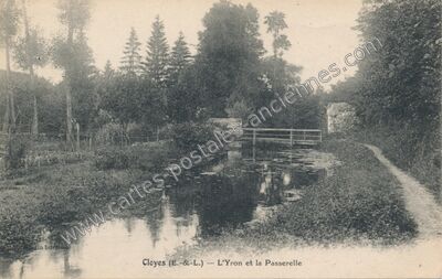 Carte postale ancienne Cloyes — Cloyes sur le Loir (Eure-et-Loir)