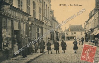 Carte postale ancienne Cloyes — Cloyes sur le Loir (Eure-et-Loir)