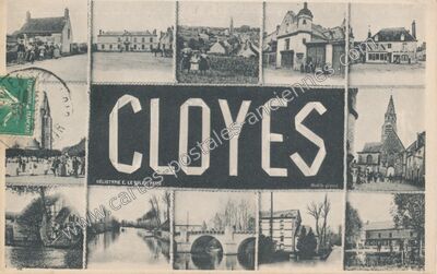 Carte postale ancienne Cloyes — Cloyes sur le Loir (Eure-et-Loir)