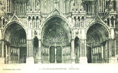 Carte postale ancienne Cathedrale de Chartres — Chartres (Eure-et-Loir)
