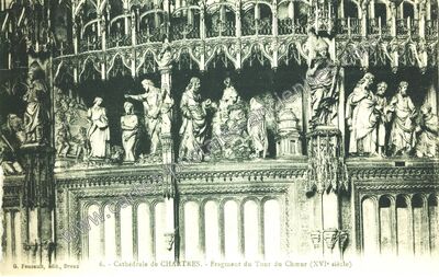 Carte postale ancienne Cathedrale de Chartres — Chartres (Eure-et-Loir)