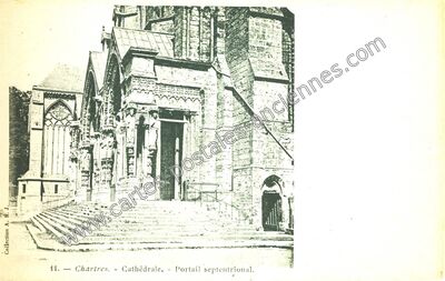 Carte postale ancienne Cathedrale de Chartres — Chartres (Eure-et-Loir)