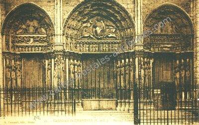 Carte postale ancienne Cathedrale de Chartres — Chartres (Eure-et-Loir)