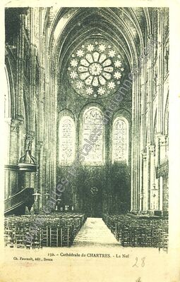 Carte postale ancienne Cathedrale de Chartres — Chartres (Eure-et-Loir)