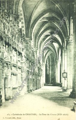 Carte postale ancienne Cathedrale de Chartres — Chartres (Eure-et-Loir)