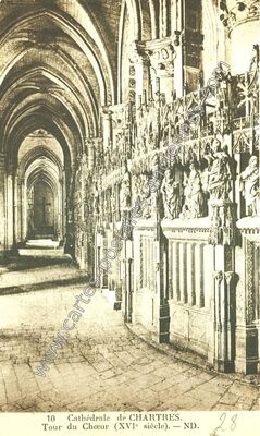 Carte postale ancienne Cathedrale de Chartres — Chartres (Eure-et-Loir)