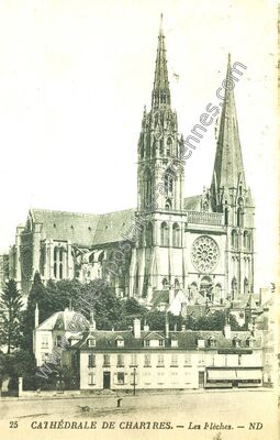 Carte postale ancienne Cathedrale de Chartres — Chartres (Eure-et-Loir)