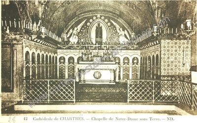 Carte postale ancienne Cathedrale de Chartres — Chartres (Eure-et-Loir)
