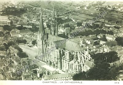 Carte postale ancienne Cathedrale de Chartres — Chartres (Eure-et-Loir)