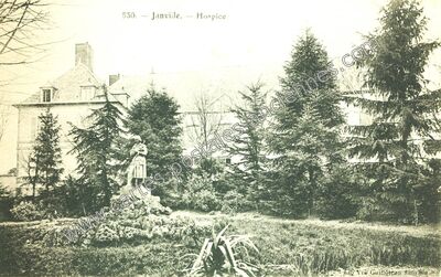 Carte postale ancienne Hospice — Janville (Eure-et-Loir)