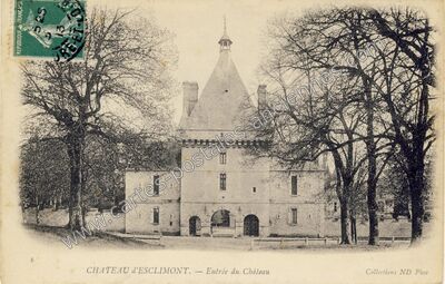 Carte postale ancienne Chateau d'Esclimont — Bleury-Saint-Symphorien (Eure-et-Loir)