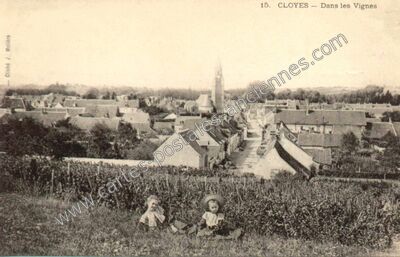 Carte postale ancienne Cloyes — Cloyes sur le Loir (Eure-et-Loir)