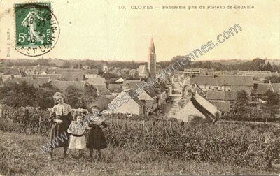 Carte postale ancienne Cloyes — Cloyes sur le Loir (Eure-et-Loir)