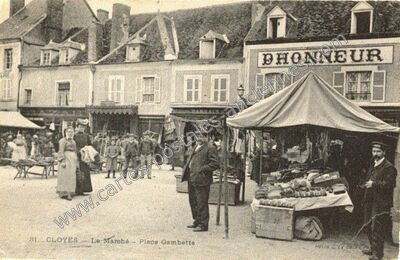 Carte postale ancienne Cloyes — Cloyes sur le Loir (Eure-et-Loir)